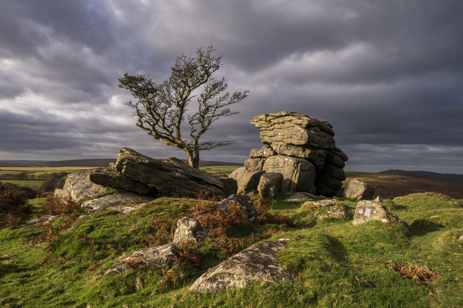 A Stormy Afternoon, Emsworthy Rocks, Dartmoor