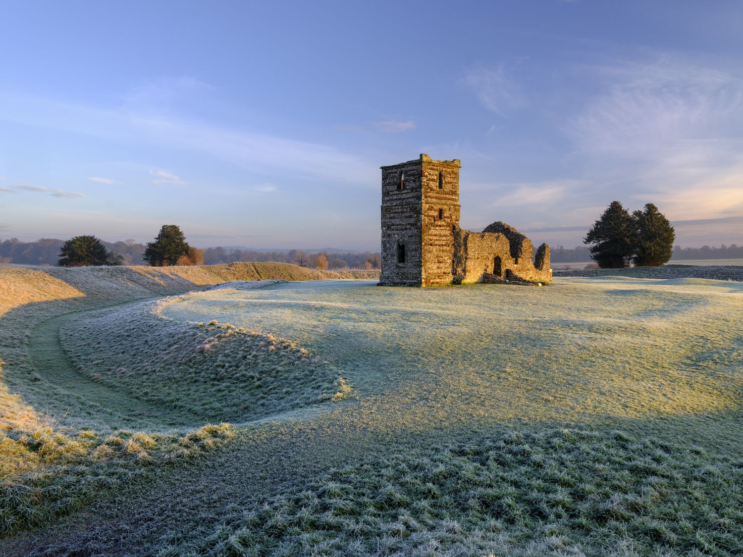 A Frosty Morning, Knowlton Church