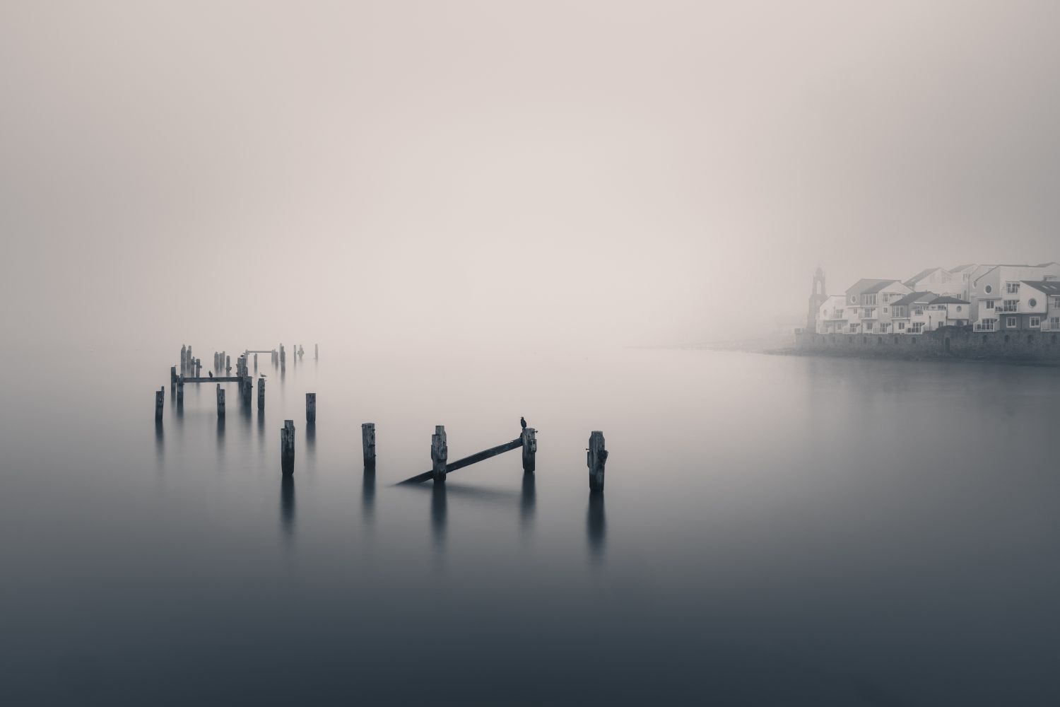 Foggy Afternoon, Swanage Old Pier