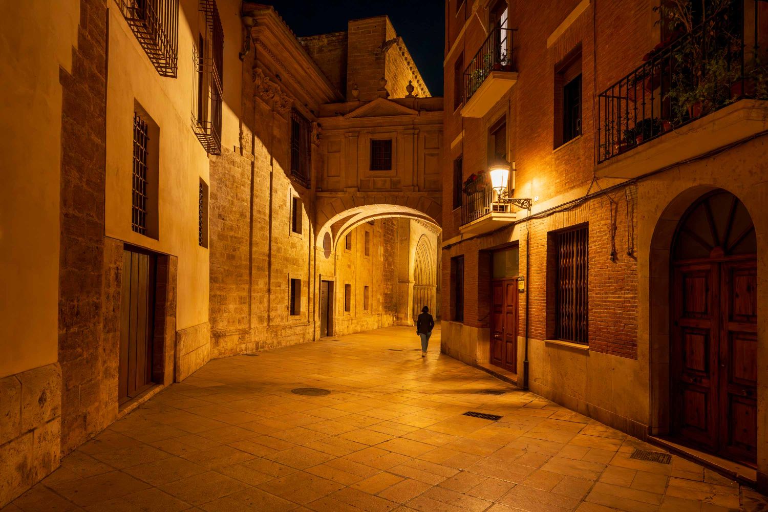 After dark in Valencia’s old town