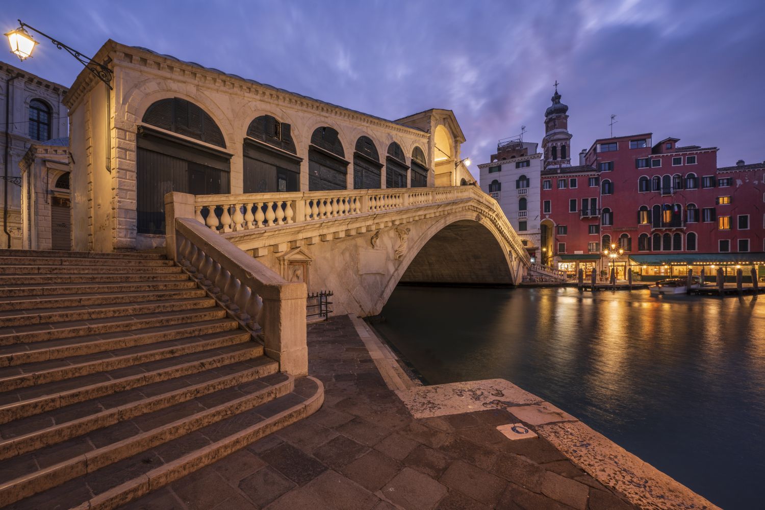 Morning Blue Hour, Rialto, Venice