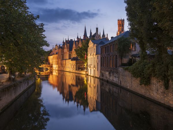 Blue Hour Canal, Bruges