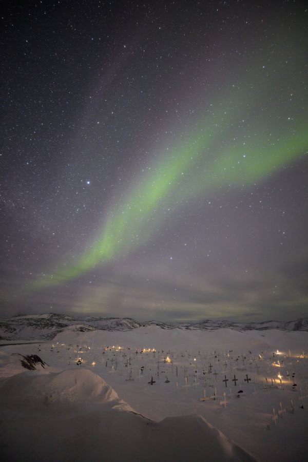 Northern lights, Ilulissat, Greenland