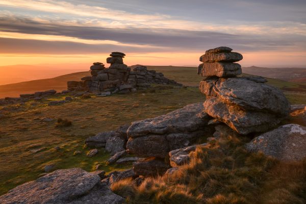 Sunset, Great Staple Tor, Dartmoor