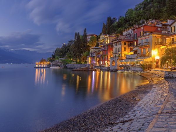 Blue Hour, Varenna, Lake Como