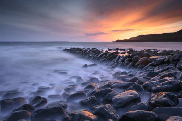 Winter sunset, Clavell’s Pier, Kimmeridge