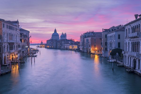 Winter Sunrise, Grand Canal, Venice