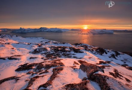 Mark Bauer Photography | Sunset, Disko Bay, Greenland