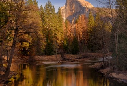 Mark Bauer Photography | Winter Light, Half Dome, Yosemite