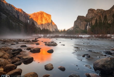 Mark Bauer Photography | Golden light, Valley View, Yosemite