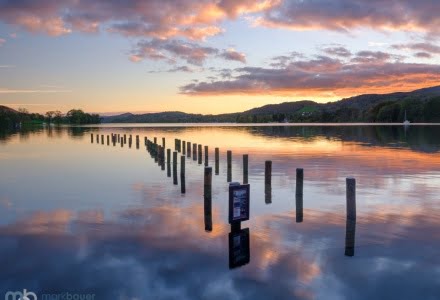 Mark Bauer Photography | Autumn Sunset, Coniston Jetty, Lake District
