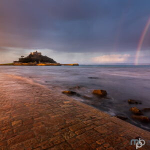 Mark Bauer Photography | Rainbow, St Michael's Mount, Cornwall