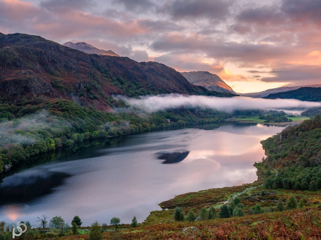 Mark Bauer Photography | Autumn sunrise, Llyn Dinas, Snowdonia