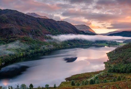 Mark Bauer Photography | Autumn sunrise, Llyn Dinas, Snowdonia