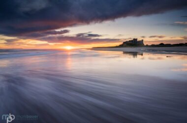 Mark Bauer Photography | Incoming tide, Bamburgh, Northumberland