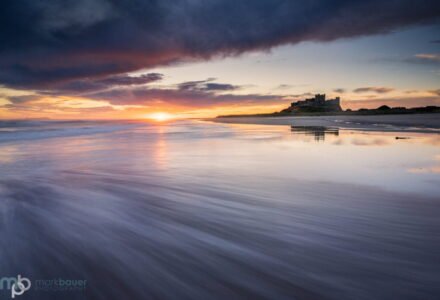 Mark Bauer Photography | Incoming tide, Bamburgh, Northumberland