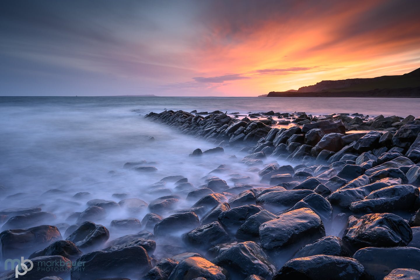 Mark Bauer Photography | Afterglow, Kimmeridge Bay